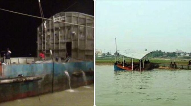 ‘নির্ভীক’এসে উদ্ধার করলো ডুবে যাওয়া ‘রাণীগঞ্জ’কে