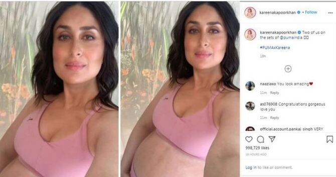 শুটিংয়ে উন্মুক্ত বেবি বাম্প, কারিনার ছবি নিয়ে নেটদুনিয়ায় তোলপাড়