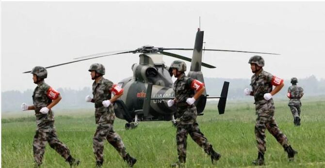 আকসাই চীনে হেলিপোর্ট বানাচ্ছে চীন