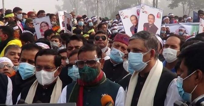 মুক্তিযুদ্ধ ও স্বাধীনতার প্রশ্নে কোনো আপস নয়: কাদের