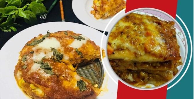 রুটি দিয়ে লাসানিয়া তৈরির সহজ রেসিপি