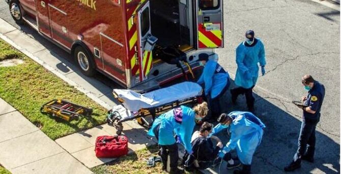 যুক্তরাষ্ট্রে একদিনে সর্বোচ্চ মৃত্যুর রেকর্ড