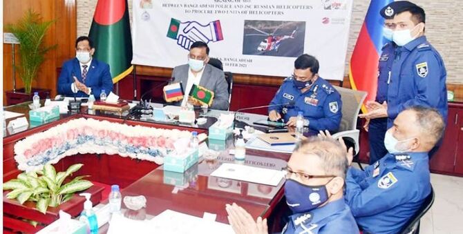 বাংলাদেশ পুলিশে যুক্ত হচ্ছে দুটি অত্যাধুনিক হেলিকপ্টার