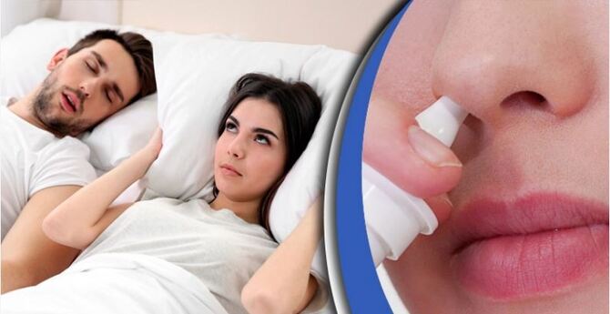 ঘরে তৈরি স্প্রে ব্যবহারেই বন্ধ হবে নাক ডাকা