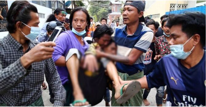 মিয়ানমারে বিক্ষোভে পুলিশের গুলি, আরও ২ জনের মৃত্যু