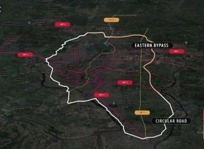 ঢাকার চারপাশে বৃত্তাকার রেলপথ নির্মাণের পরিকল্পনা