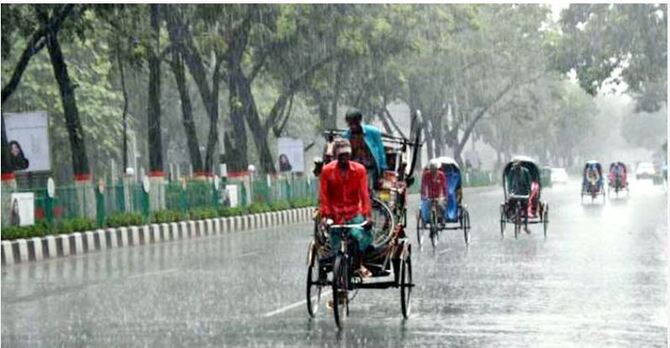 ঢাকাসহ ৪ বিভাগে আজ গুঁড়ি গুঁড়ি বৃষ্টি হতে পারে