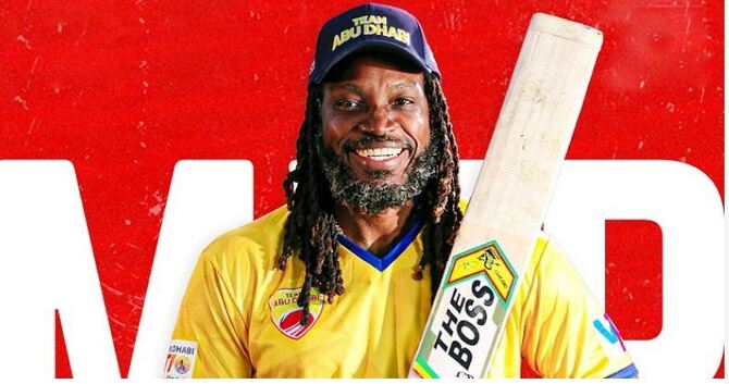 আবুধাবিতে গেইল ঝড়, অপরাজিত ২২ বলে ৮৪ রানে
