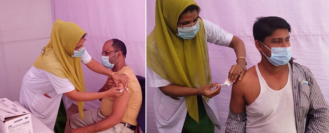 মির্জাপুরে বাড়ছে টিকা গ্রহনকারীর সংখ্যা