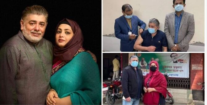 করোনার টিকা নিলেন নব্বই দশকের জনপ্রিয় জুটি নাঈম-শাবনাজ