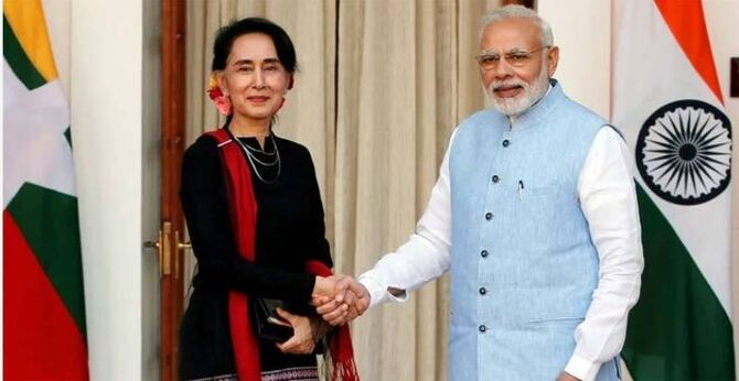 মিয়ানমারে সেনা অভ্যুত্থানে ভারত ‘চিন্তিত’