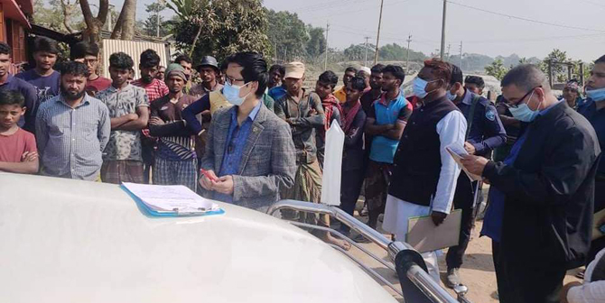 কচুয়ায় দুই ইটভাটায় ৪ লক্ষ টাকা জরিমানা