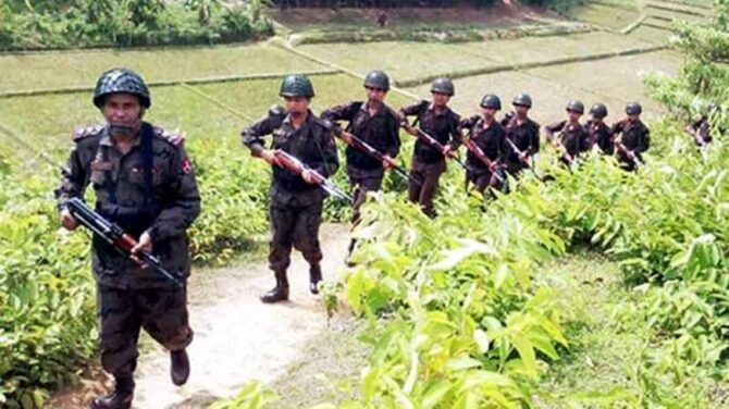 আবারও রোহিঙ্গা অনুপ্রবেশের শঙ্কা সীমান্তে সতর্কতা