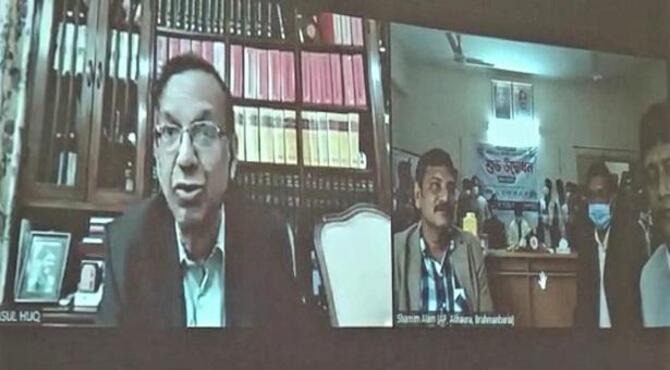 বাংলাদেশের বিরুদ্ধে ষড়যন্ত্র হচ্ছে: আইনমন্ত্রী