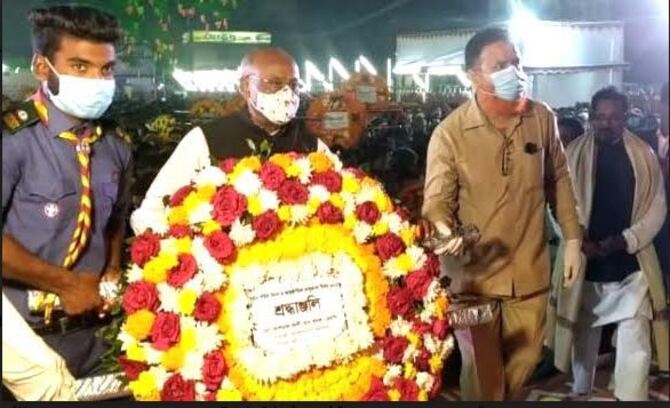 নেত্রকোনায় ভাষা শহীদদের প্রতি বিনম্র শ্রদ্ধা নিবেদন