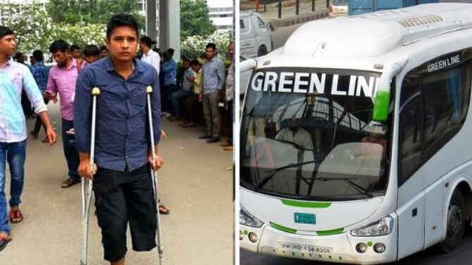 ক্ষতিপূরণের আরো ১০ লাখ টাকা পেলেন পা হারানো রাসেল