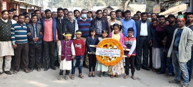 গাবতলীর কাগইলে বিএনপির উদ্যোগে আন্তর্জাতিক মাতৃভাষা ও শহীদ দিবস পালন