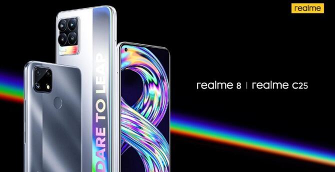 ঈদে বাজার মাতাতে এলো রিয়েলমি ৮ ও রিয়েলমি সি২৫