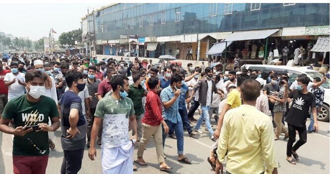 ‘আমাদের বাঁচতে হবে, দোকানপাট খুলতে হবে’