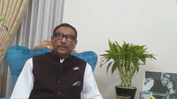 হেফাজতের সহিংতায় বিএনপি জড়িত: ওবায়দুল কাদের