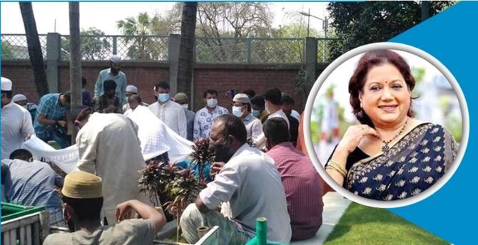 চিরনিদ্রায় শায়িত হলেন মিষ্টি মেয়ে কবরী