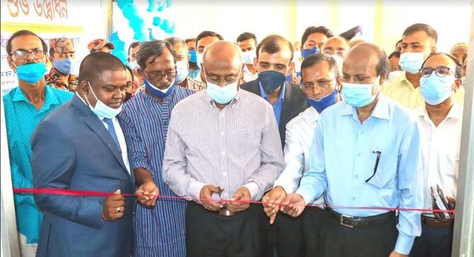 নেত্রকোণায় সোনালী ব্যাংকের নব-নির্মিত ৫তলা ভবনের উদ্বোধন