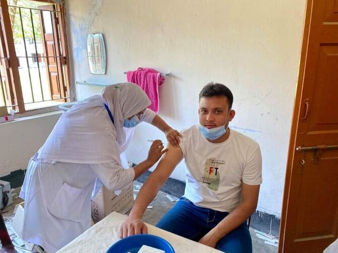 গোদাগাড়ীতে কোভিড ১৯ টিকা নিয়েছেন ১২ হাজার ১শ ৯৫ জন