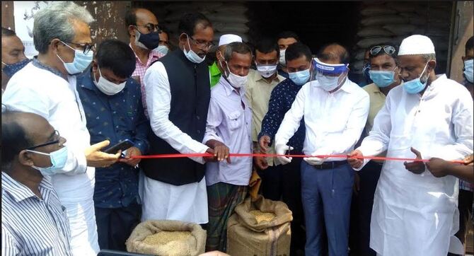 নেত্রকোনায় অভ্যন্তরীণ বোরো ধান সংগ্রহের শুভ উদ্বোধন