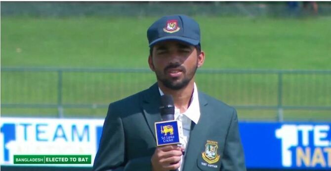 টস জিতে ব্যাটিংয়ে বাংলাদেশ