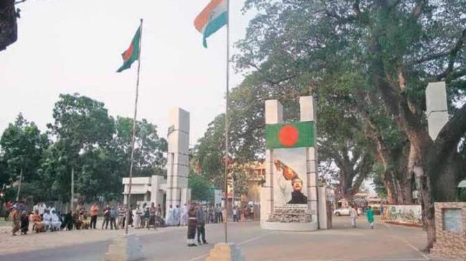 ভারত-বাংলাদেশ সীমান্ত বন্ধ ঘোষণা