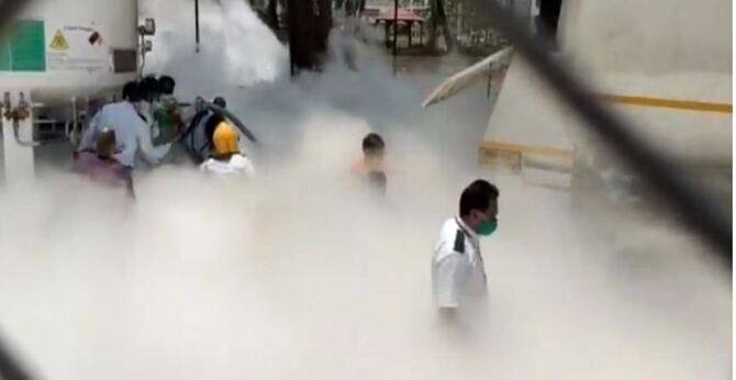 মহারাষ্ট্রে অক্সিজেন ট্যাঙ্কার লিক, ২২ করোনা রোগীর মৃত্যু