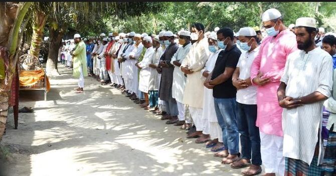গাবতলীর সোনারায় ইউপির সাবেক চেয়ারম্যান তারাজুলের দাফন সম্পন্ন