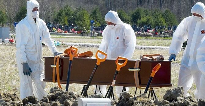 রাশিয়ায় করোনায় মৃত্যু ১ লাখ ছাড়াল