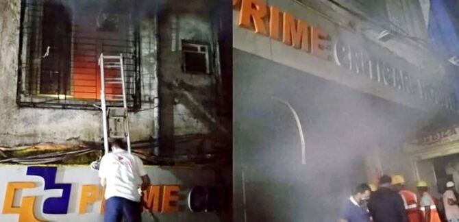 মহারাষ্ট্রে ফের হাসপাতালে আগুন, ৪ রোগীর মৃত্যু