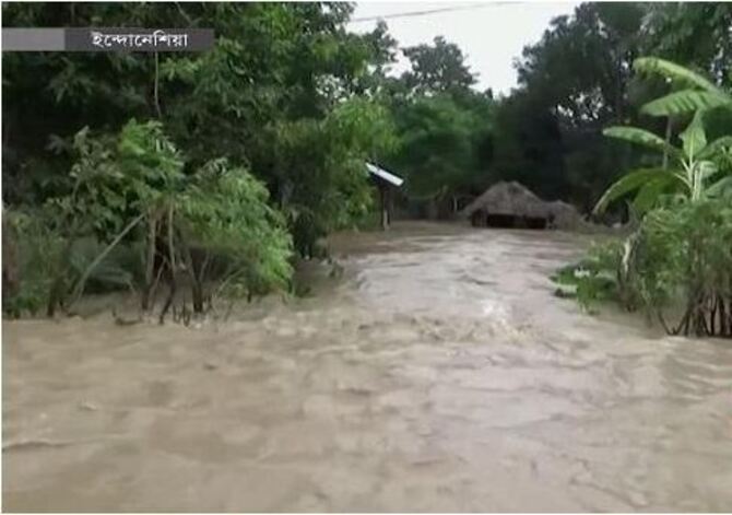 ইন্দোনেশিয়ায় বন্যা ও ভূমিধসে মৃতের সংখ্যা বেড়ে ১৩৩