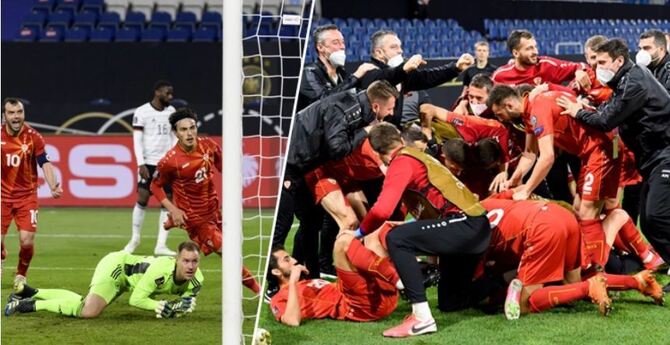 ঘরের মাঠে মেসিডোনিয়ার কাছে হারল জার্মানি