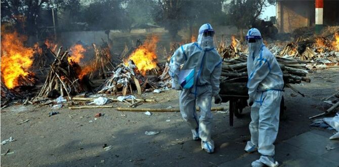 একদিনে আরও ৪ হাজারের বেশি মৃত্যু ভারতে