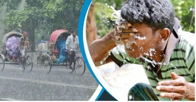 ৫ বিভাগে ঝড়বৃষ্টির আভাস, ৩ বিভাগে বইছে তাপপ্রবাহ