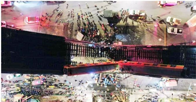 মেক্সিকোতে ব্রিজ ধসে পড়ায় ১৩ জনের মৃত্যু