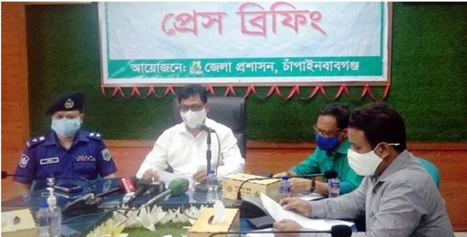 চাঁপাইনবাবগঞ্জে লকডাউন বাড়ল ৭ জুন পর্যন্ত