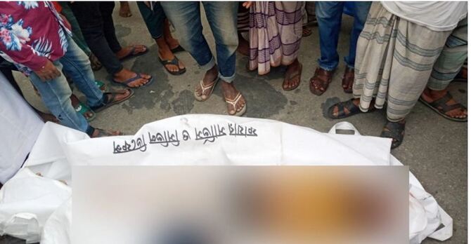 ভোলায় যাত্রীবাহী বাসের চাপায় তিনজন নিহত, আহত ৫