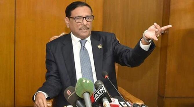 স্বাস্থ্যমন্ত্রীর পক্ষেই সাফাই গাইলেন ওবায়দুল কাদের