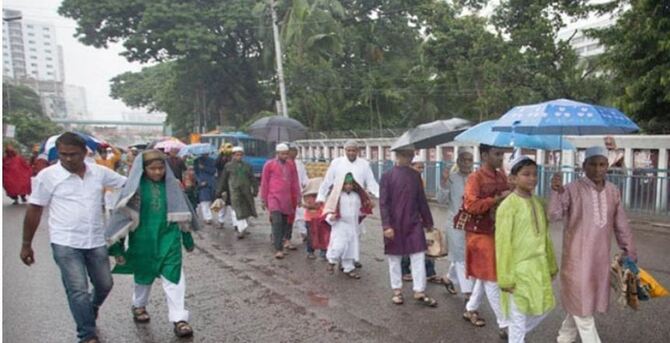 ঈদের দিন হতে পারে বৃষ্টি