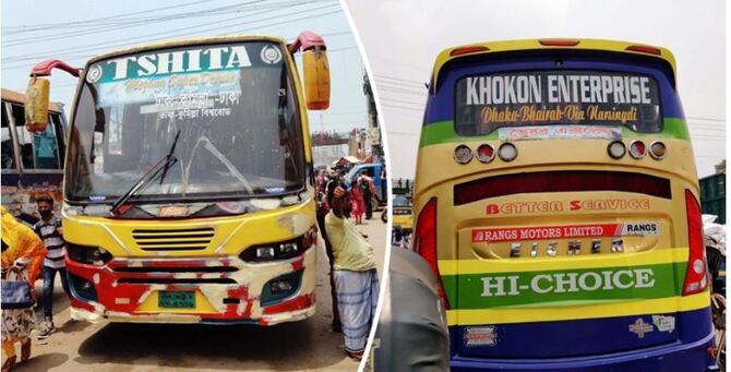 ঢাকা-চট্টগ্রাম মহাসড়কে চলছে দূরপাল্লার বাস