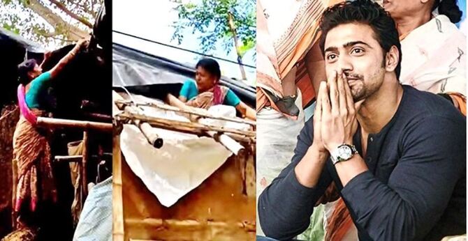 ঘূর্ণিঝড় ইয়াসে ক্ষতির আশঙ্কায় থাকা দরিদ্র নারীকে দেবের সহায়তা