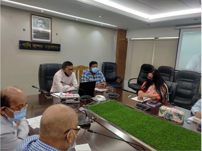 ঘূর্ণিঝড় “ইয়াস” মোকাবেলার নির্দেশনা দিয়ে জরুরী সভা করেছে পানি সম্পদ মন্ত্রণালয়