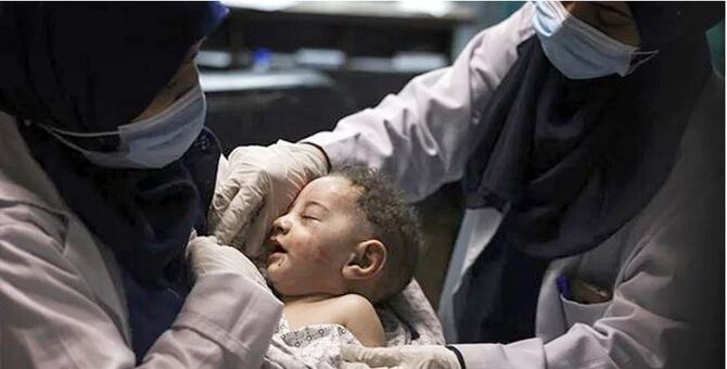 মৃত মায়ের কোল থেকে ৫ মাসের শিশু উদ্ধার