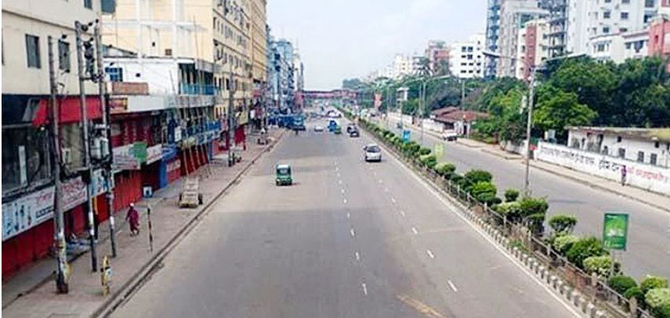 সীমিত লকডাউন শুরু, গণপরিবহন-মার্কেট বন্ধ