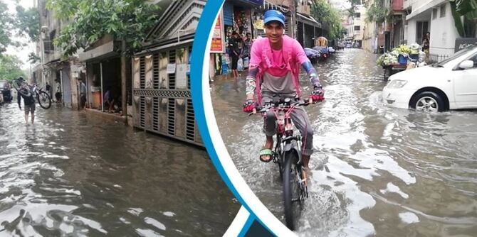 ৩ ঘণ্টায় ঢাকায় ৮৫ মি.মি. বৃষ্টি