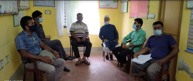 হিলিতে লাইট হাউজের ড্যাক মিটিং